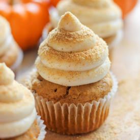 Pumpkin Cheesecake Cupcakes