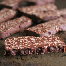 Bittersweet Chocolate Crunch Bars