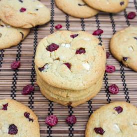 Cranberry and White Choc Cookies