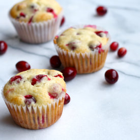 Lemon Cranberry Muffins