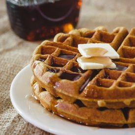 Pumpkin Ale Waffles