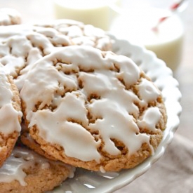 Iced Oatmeal Cookies