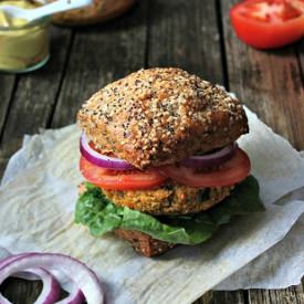 Quinoa Yam Burgers