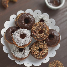 Mini Pumpkin Donuts