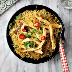 One-pan Singapore Noodles