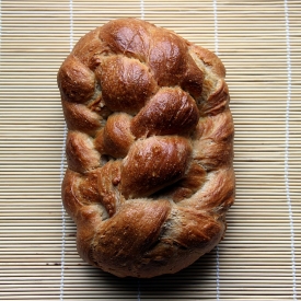 No Knead Bread Plait