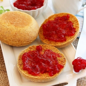 Whole Wheat English Muffins