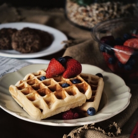 Belgian-Style Yeast Waffles