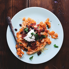 Loaded Baked Sweet Potatoes