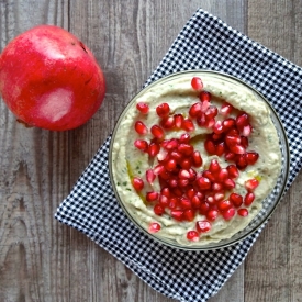 Roasted Eggplant w/Pomegranate