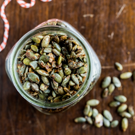 Maple Roasted Pumpkin Seeds