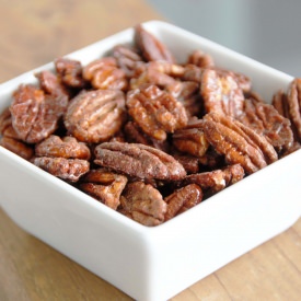 Maple Spice Roasted Pecans