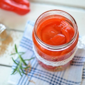 Marinated Peppers in Vinegar