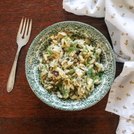 Orzo and Lentil Salad