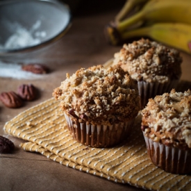 Peanut Banana Muffins