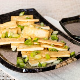 Pan Fried Tofu with Asian Sauce