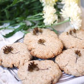 Vegan Vanilla Coconut Cookies