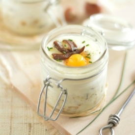 Egg Cocotte with Mushroom