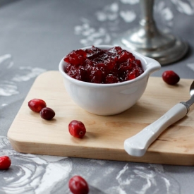 Orange Cranberry Relish w/ Bourbon