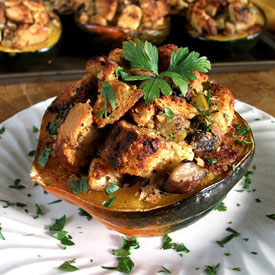 Thanksgiving Stuffed Acorn Squash