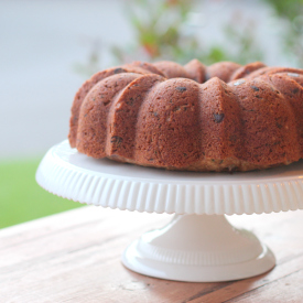 Zucchini Bundt with Ganache