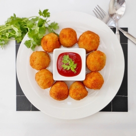 Cheesy Chicken Potato Croquettes