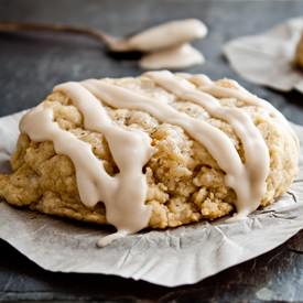 Black Pepper Scones + Maple Glaze