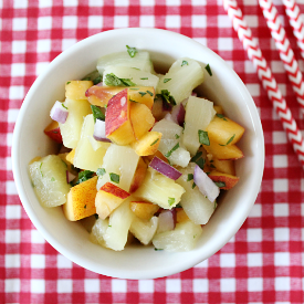 Pineapple Peach Salsa