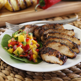 Jerk Chicken with Salsa