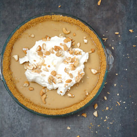 Butterscotch Pie With Curry Crust