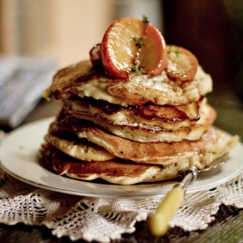 Apple and Thyme Pancakes