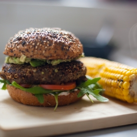 Spicy Black Bean Burger