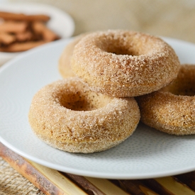 Baked Cinnamon Spelt Doughnuts