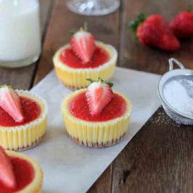 Strawberry Cheesecakes