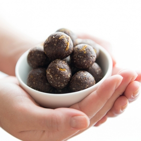 Vegan Chocolate Orange Date Balls