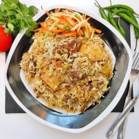 Mauritian Beef Biryani