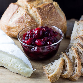 Bourbon Maple Cranberry Compote