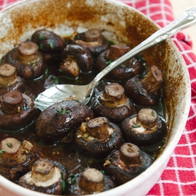 Butter & Wine Roasted Mushrooms