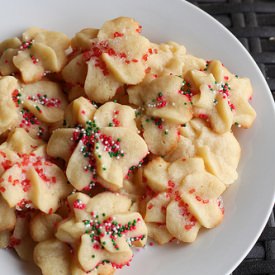 Holiday Spritz Cookies