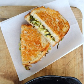 Brussels Sprouts Grilled Cheese