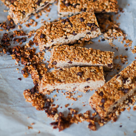 Dark Chocolate Oatmeal Granola Bars