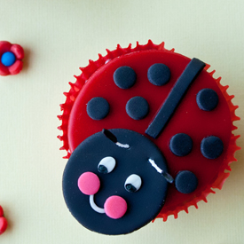 Ladybug Cupcakes