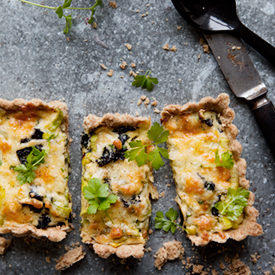 Kale & Leek Quiche