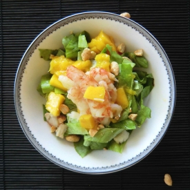 Mango and Scampi Salad