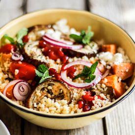 Cracked Wheat Harvest Salad