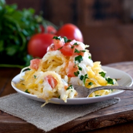 Spaghetti Squash Alfredo