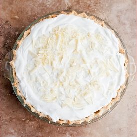 White Chocolate Pumpkin Cream Pie