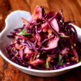 Spiced Red Cabbage Slaw