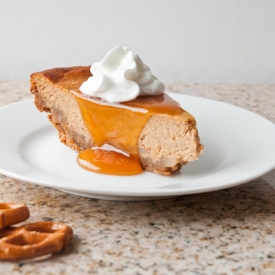 Salted Caramel Pumpkin Cheesecake