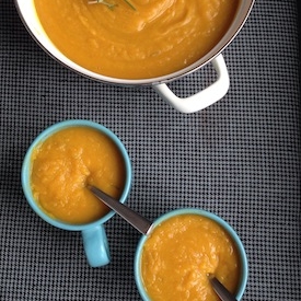 Squash Soup with Bacon